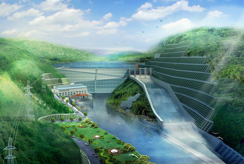王五镇老挝南塔河1号水电站项目